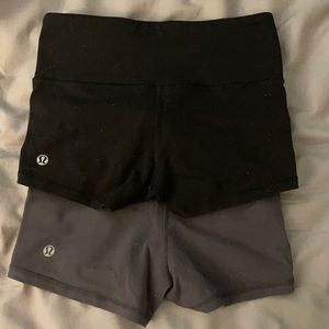 Two Lululemon Shorts